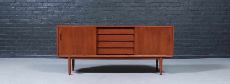Nils Jonsson "Trio" Teak Credenza for Hugo Troeds