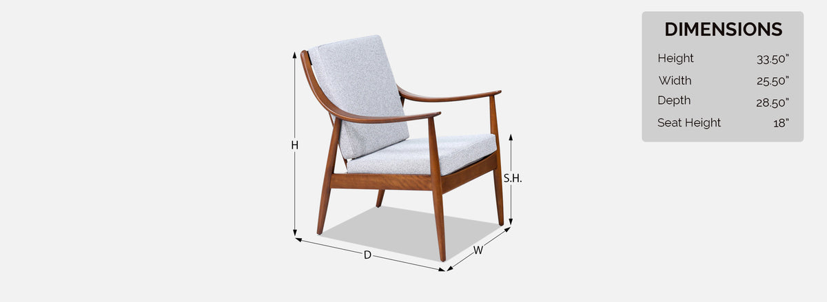 Peter Hvidt & Orla Mølgaard-Nielsen Model FD-146 Lounge Chair 