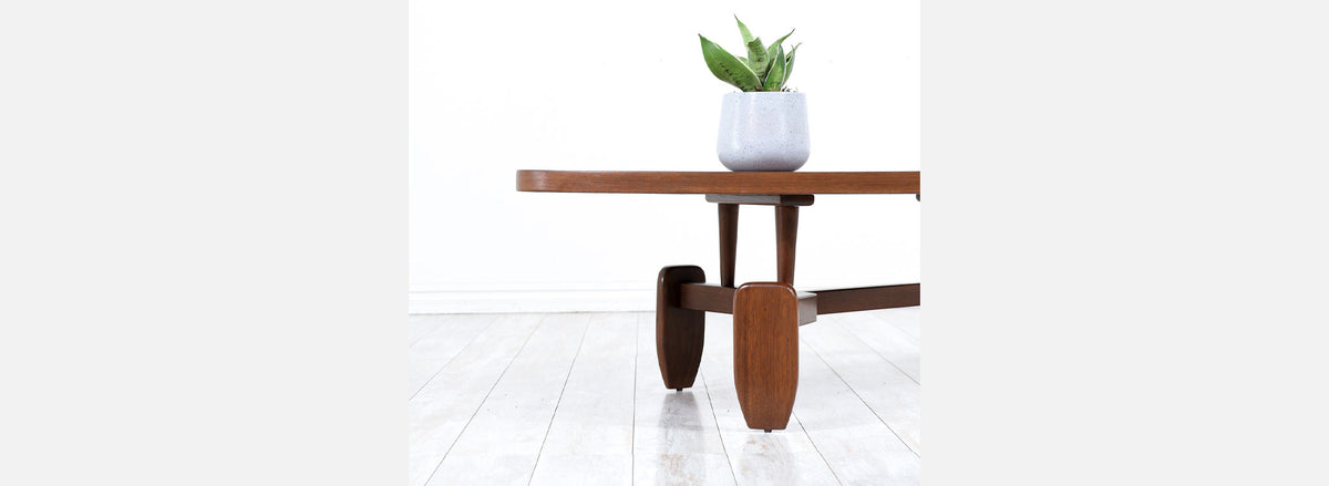 John Keal "Outrigger" Coffee Table for Brown Saltman