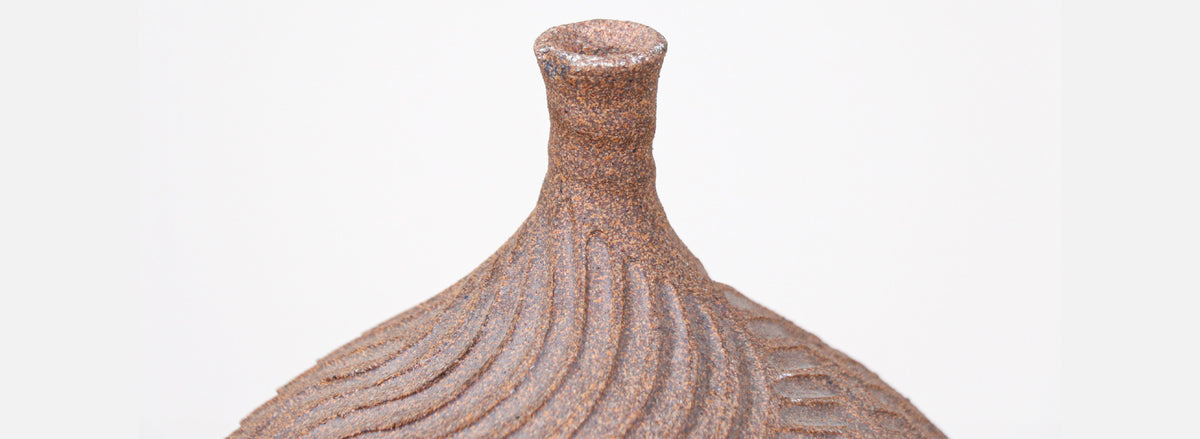 Mid-Century Modern Ceramic Stoneware Vase