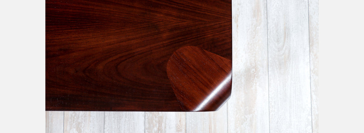 Saburo Inui Brazilian Rosewood Coffee Table for Tendo Mokko 