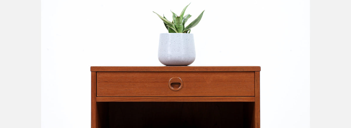 Mid-Century Modern Teak Night Stands by Yngve Ekstrom for Dux