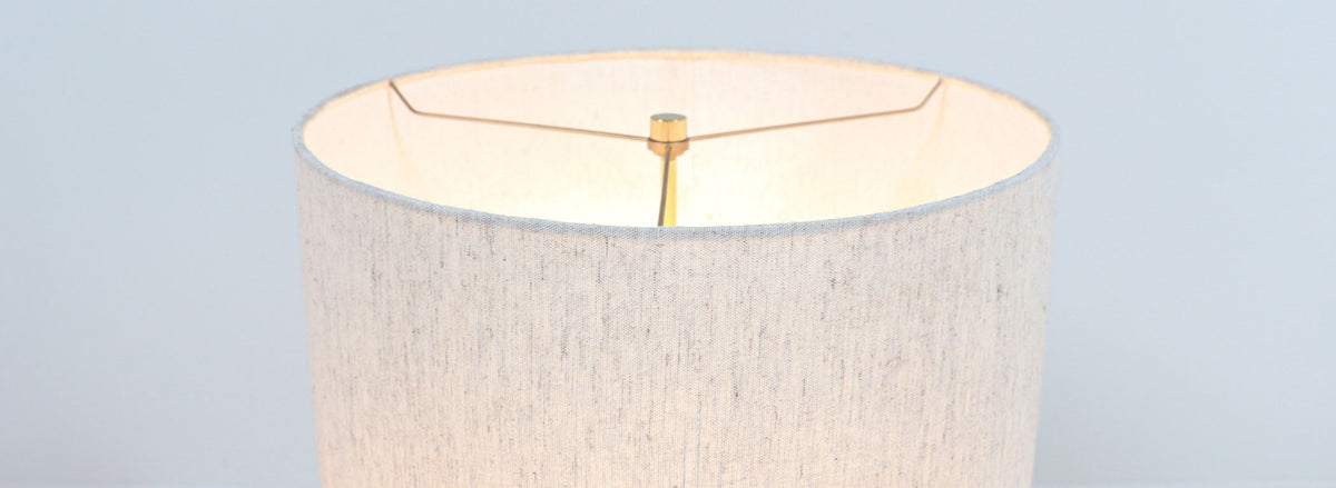 Mid-Century Modern Italian Calacatta Marble Table Lamps