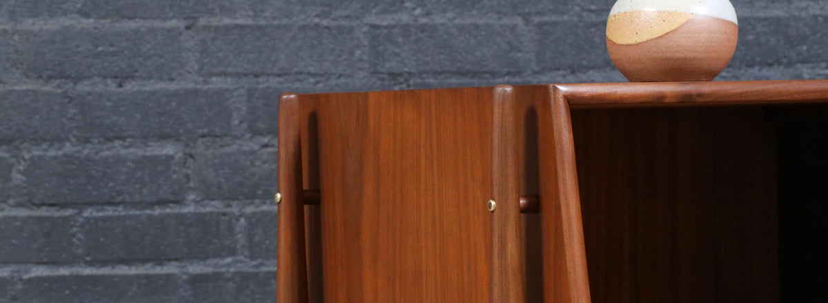 Kipp Stewart "Declaration" Walnut Floating Nightstands by Drexel