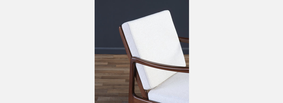 Ole Wanscher Model FD-110 Walnut Rocking Chair for France & Son