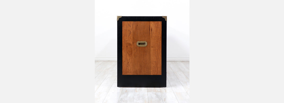 Mid-Century Modern Dresser with Brass Accents by Glenn of California