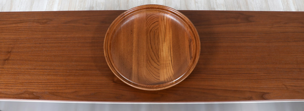 Henning Koppel Large Teak Bowl for Georg Jensen 