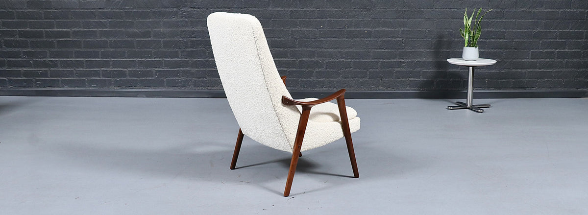 Norwegian Modern "Klarinett" Teak Lounge Chair by More Lenestolfabrikk