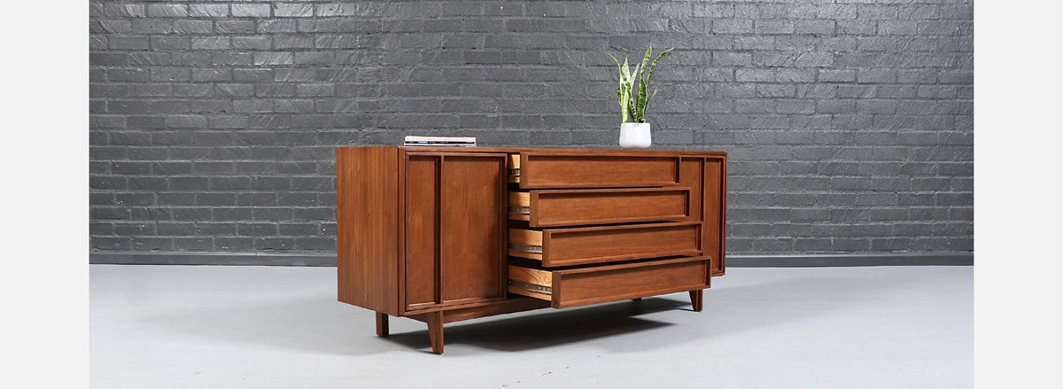 Californian Modern Credenza by John Keal for Brown Saltman