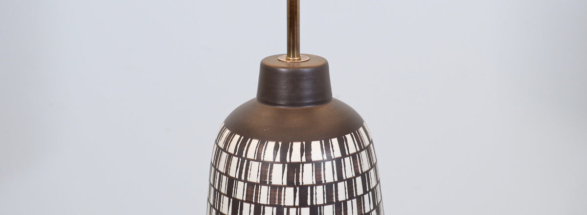 Mid-Century Modern Italian Ceramic Table Lamp