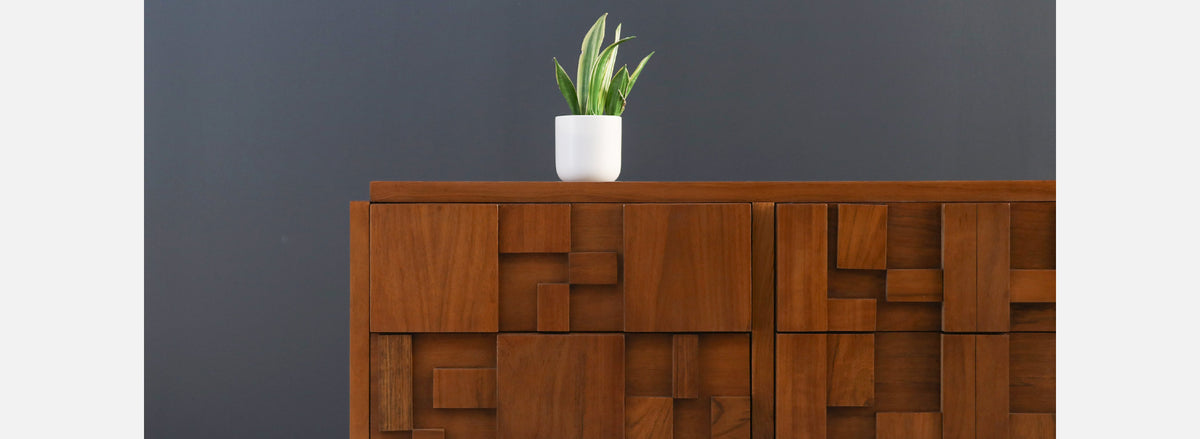 Mid-Century Brutalist "Staccato" Dresser by Lane