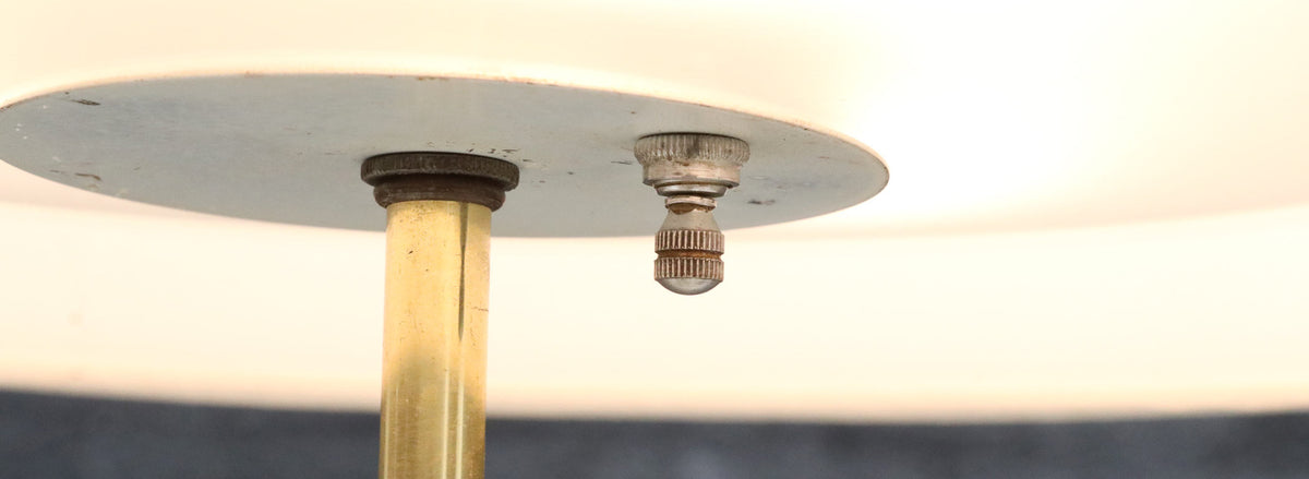 Gerald Thurston Sculpted Tripod Table Lamp for Lightolier