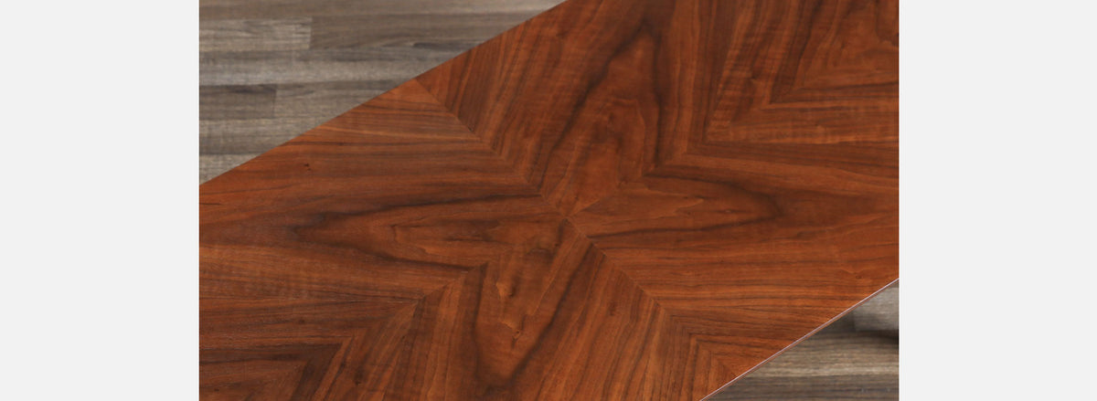 Jack Cartwright Steel & Walnut Coffee Table for Founders 