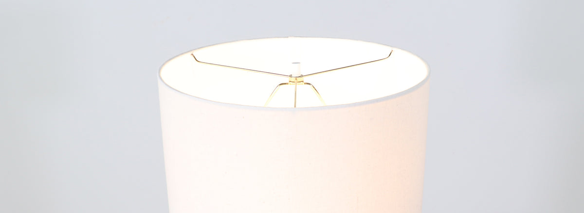Mid-Century Italian Modern Travertine Stone Table Lamp