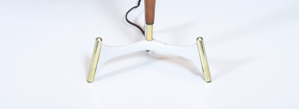 Gerald Thurston Sculpted Tripod Table Lamp for Lightolier