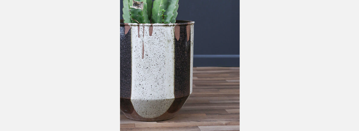 David Cressey & Robert Maxwell "Flame Glaze " Planter
