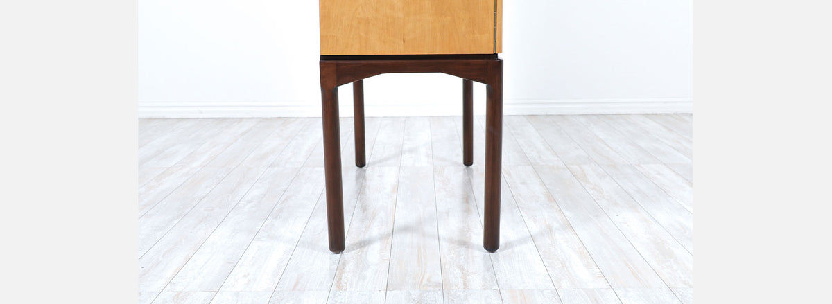 Mid-Century Modern Swedish Two-Tone Cabinet by Ferd Lundquist