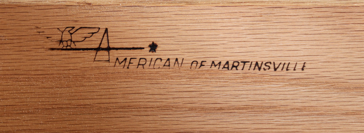 American of Martinsville Dresser with Brass Accents
