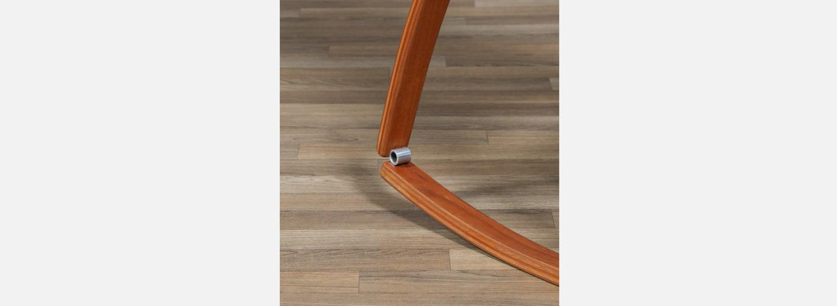 Californian Studio Modern Teak Rocking Chair by Leon Meyer