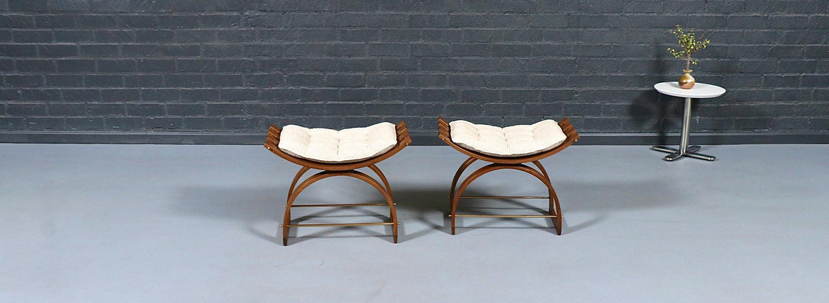 Harvey Probber "Knights" Model-1173 Sculpted Benches