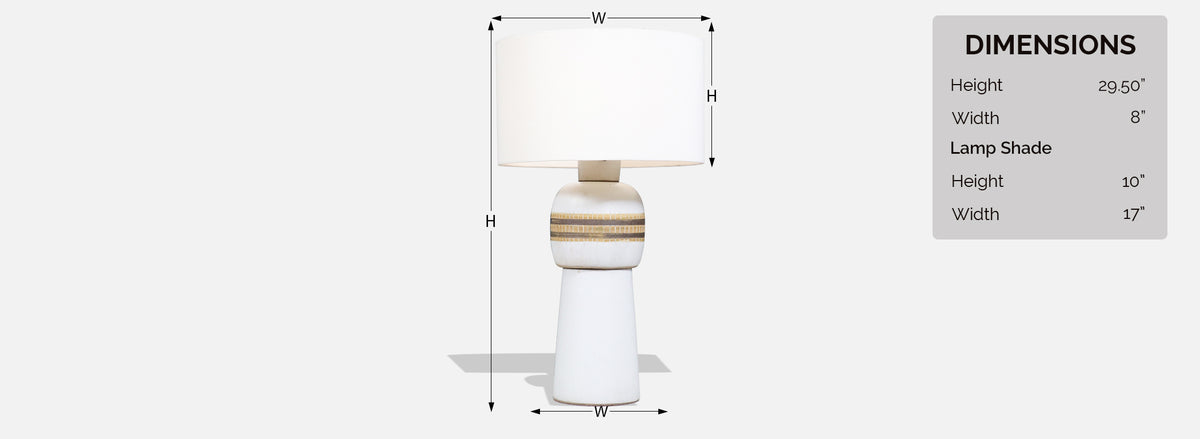 Mid-Century Ceramic Pottery Table Lamp by Jane & Gordon Martz