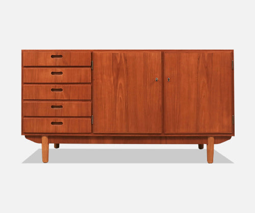 Danish Modern Teak Credenza by Herluf Agergaard 