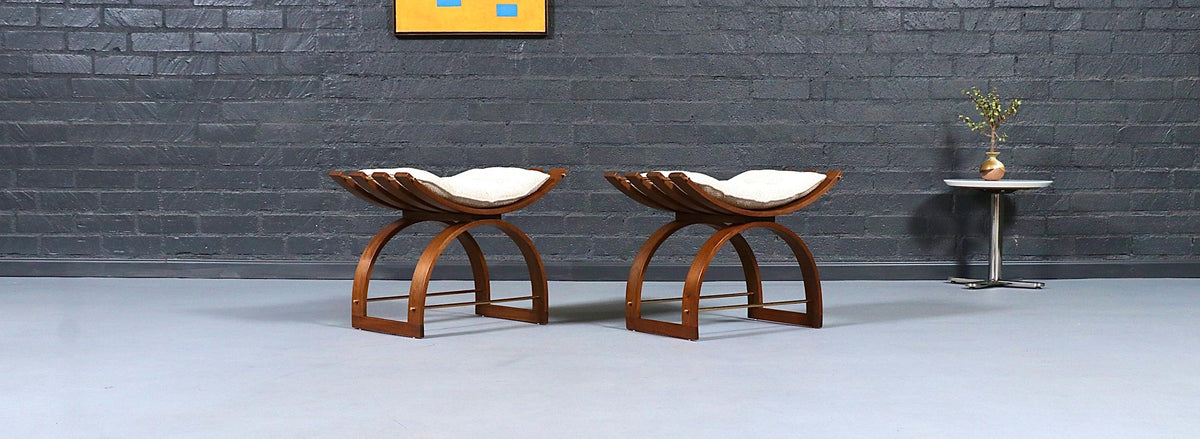 Harvey Probber "Knights" Model-1173 Sculpted Benches
