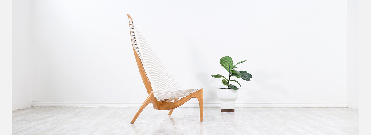 Original Jørgen Høvelskov "Harp" Chair for Christensen & Larsen