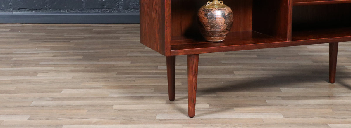 Danish Modern Brazilian Rosewood Bookshelf by Carlo Jensen