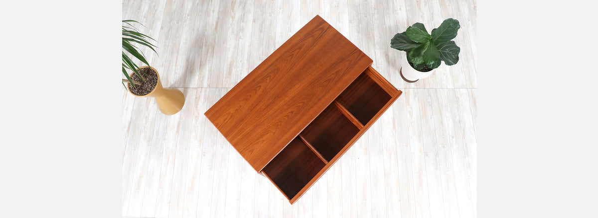 Mid-Century Modern Teak Chest of Drawers by Westnofa