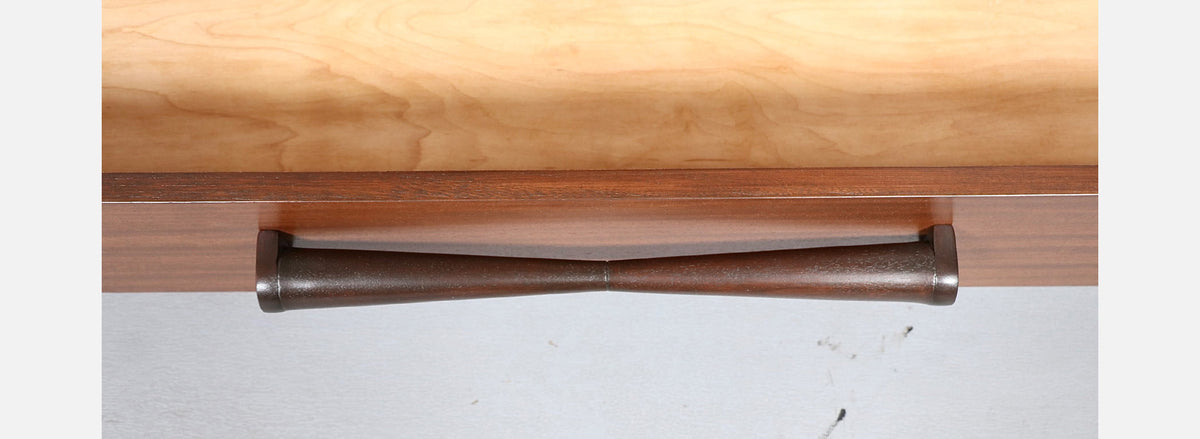 Mid Century Modern 3-Drawer Dresser w/ Bowtie Handles