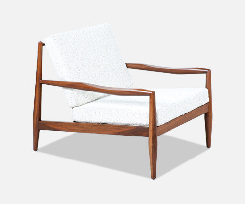 Adrian Pearsall Model 843-C Sculpted Walnut Lounge Chair for Craft Associates