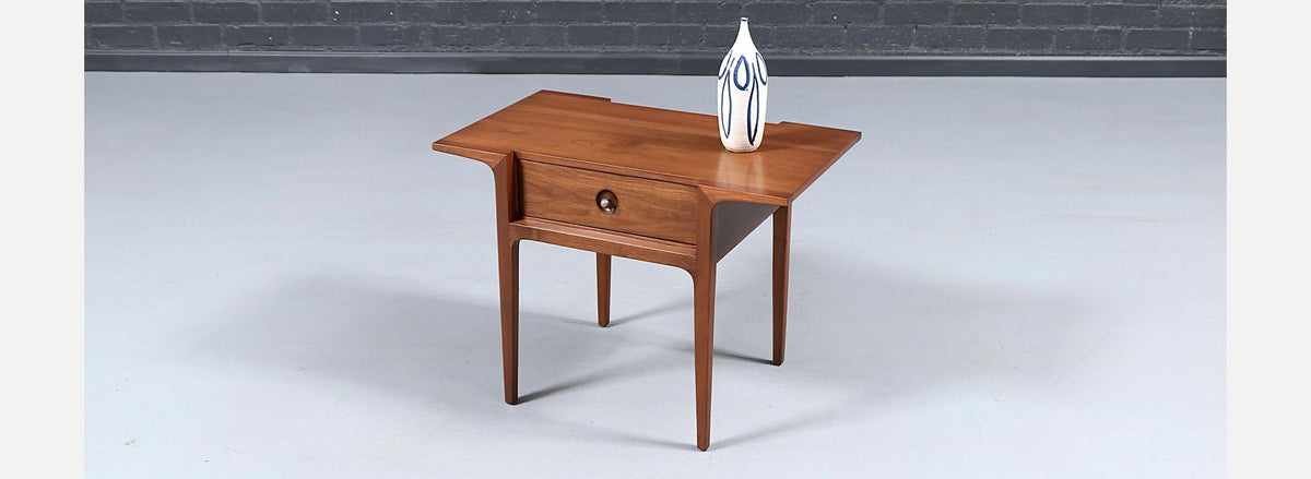 Rare "Counter Point" Night Stand by John Van Koert for Drexel