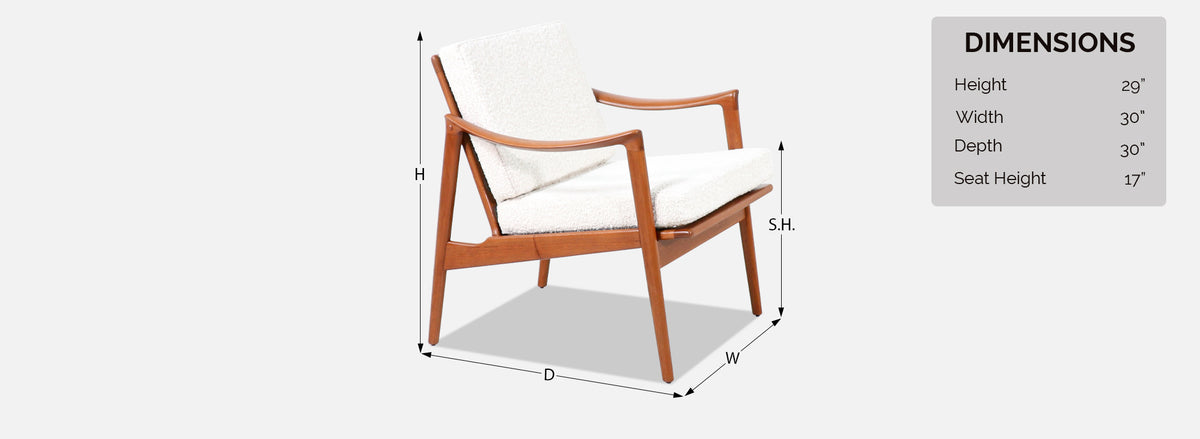 Fredrik Kayser Sculpted Teak Lounge Chair for Vatne Mobelfabrikk