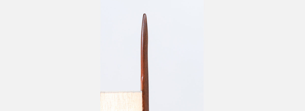 John Keal Sculpted Trident-Style Table Lamp for Modeline