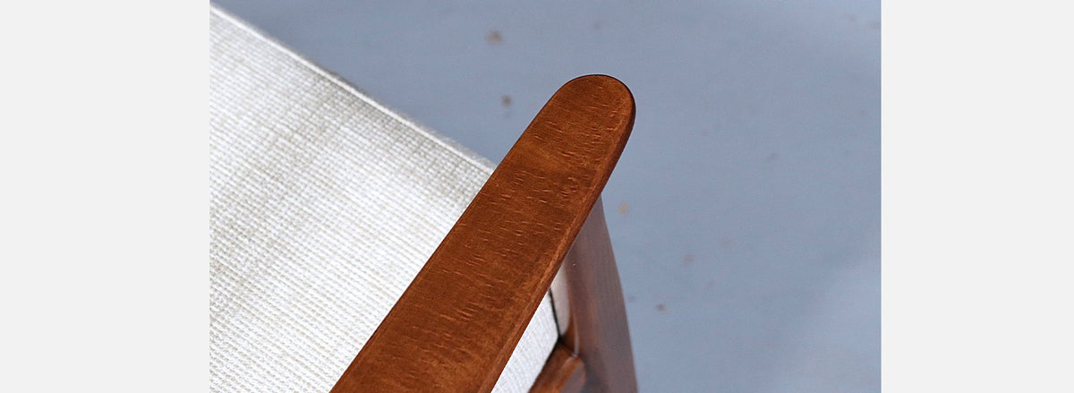 Folke Ohlsson Cane & Tweed Lounge Chair for Dux