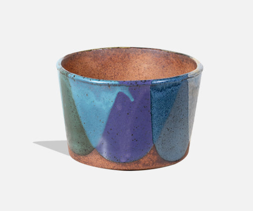 David Cressey Pro Artisan Flame Glaze Stoneware Vase