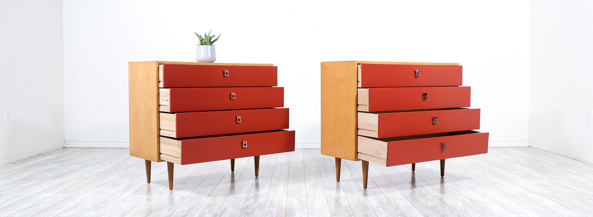 Jack Cartwright Two-Tone Lacquered Chest's for Founders