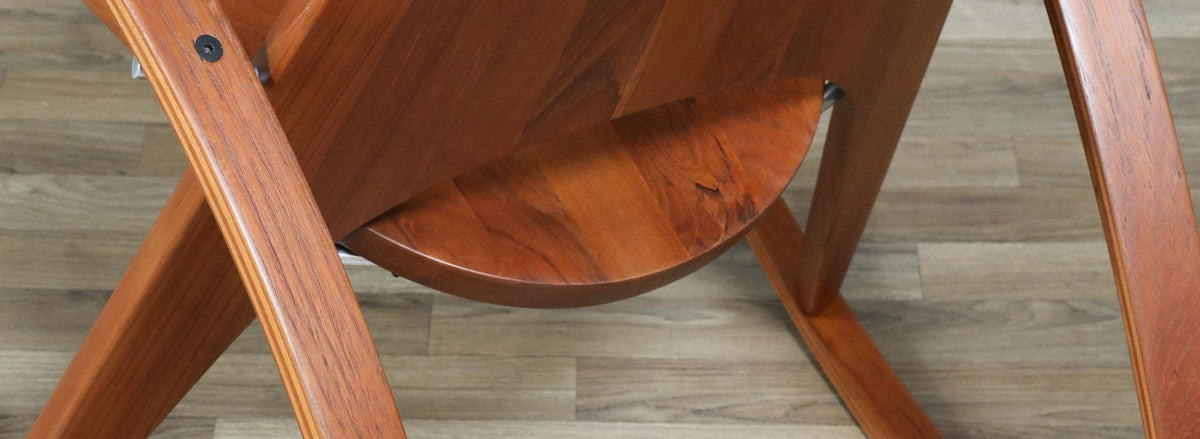 Californian Studio Modern Teak Rocking Chair by Leon Meyer