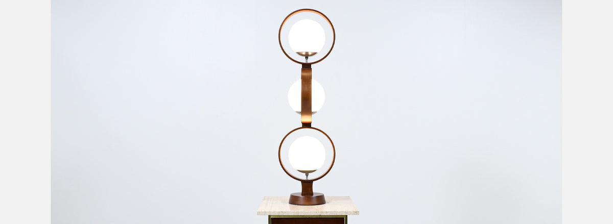 Mid-Century Modern Globe Ring Lamp for Modeline