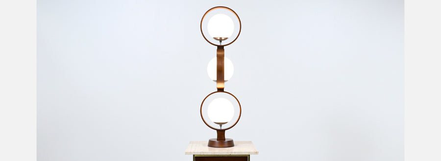 Mid-Century Modern Globe Ring Lamp for Modeline