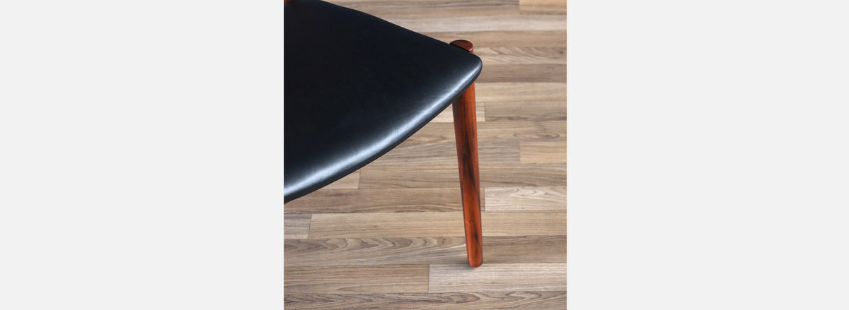 Helge Sibast Model-59 Rosewood & Leather Dining Chairs for Sibast Mobler