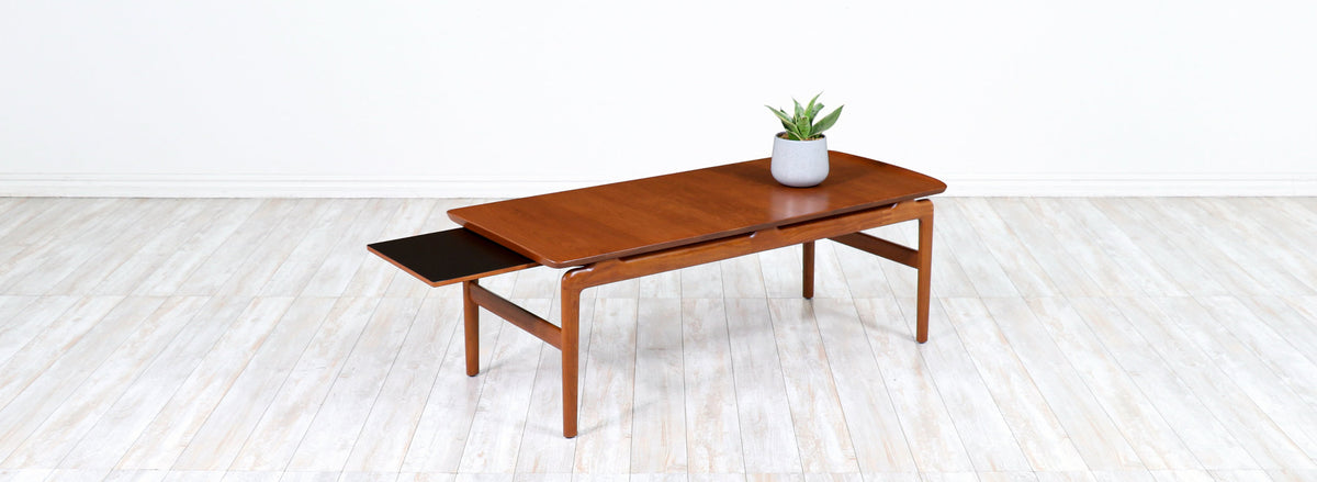Peter Hvidt & Orla Mølgaard-Nielsen Model-640 Teak Coffee Table for France and Søn