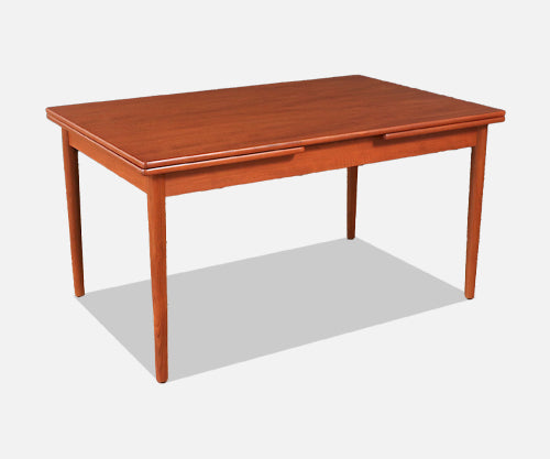 Hans J. Wegner Draw-Leaf teak Dining Table for Andreas Tuck