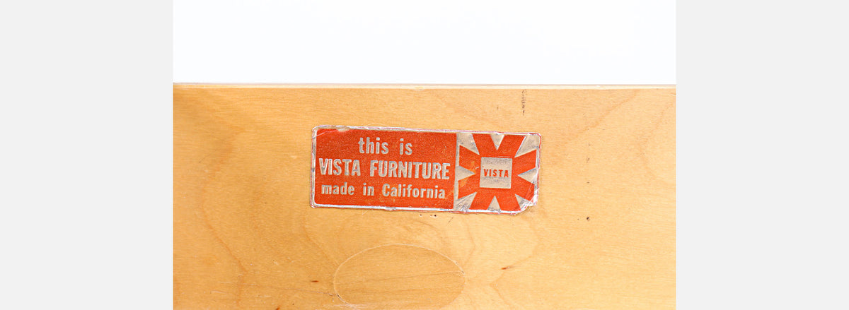 Mid-Century Modern Walnut Night Stands by Vista of California