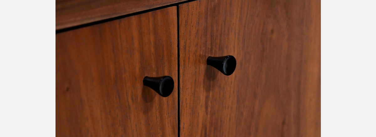 California Modern Walnut Night Stands by John Kapel