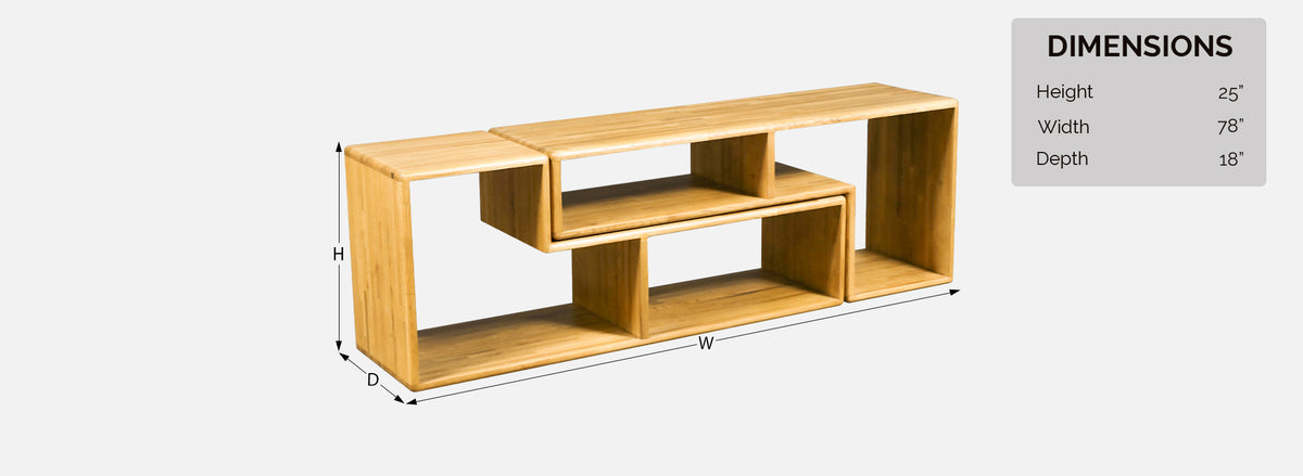 Mid-Century Modern Modular Credenza / Bookshelves System