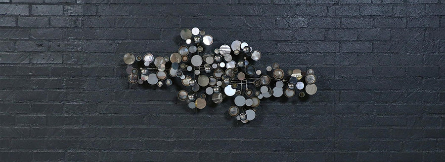 Vintage Californian Modern "Raindrop" Chrome Sculpture by Curtis Jere