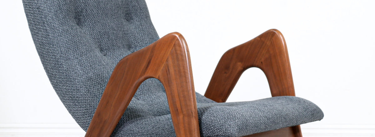 Adrian Pearsall Model 812-CR Sculpted Rocking Chair for Craft Associates