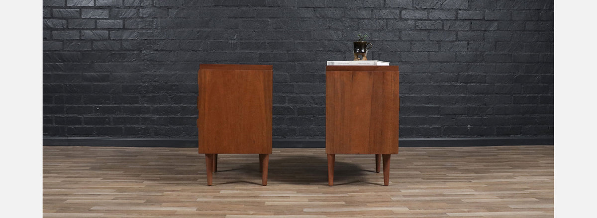 Mid-Century Brutalist "Staccato" Night Stands by Lane